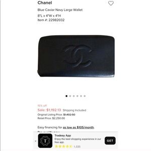 100% CHANEL WALLET